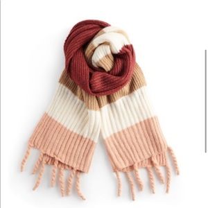 Sonoma Colorblock Scarf Fringe